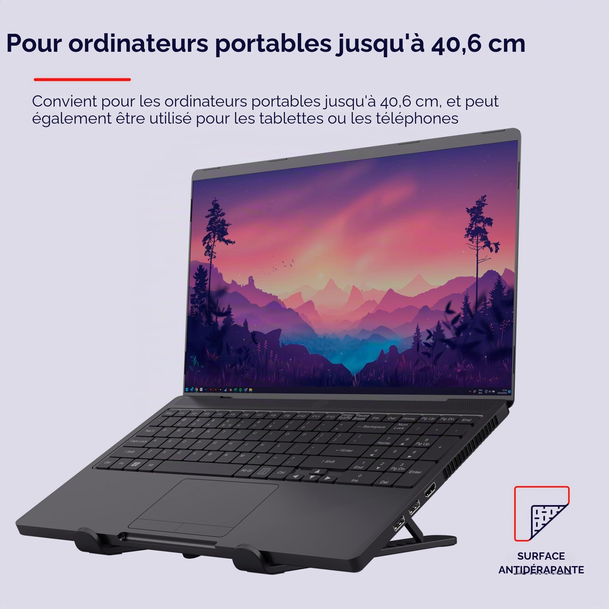 trust-primo-support-ordinateur-portable-pliable-16-pouces-ergonomique-6-niveaux- image 2