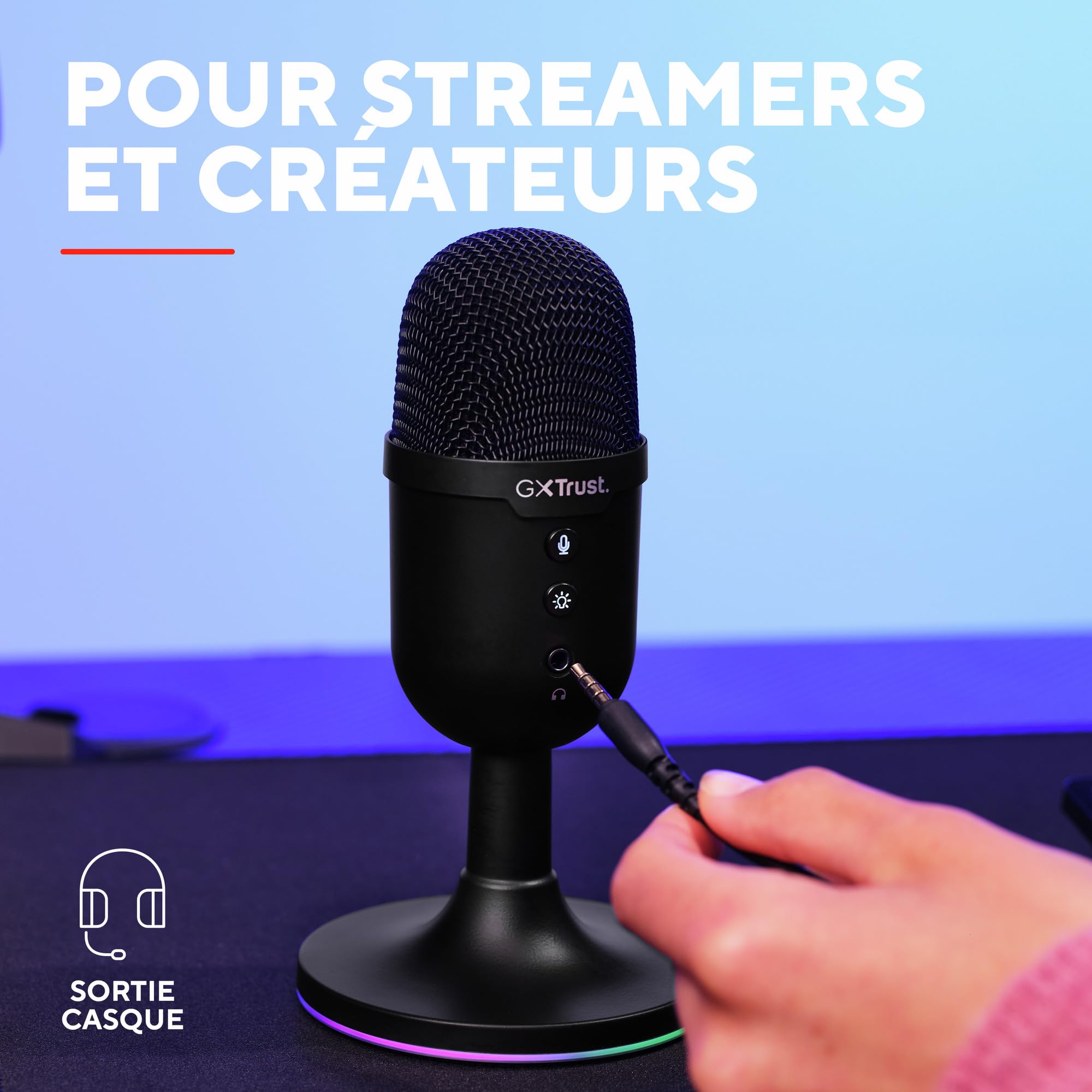 trust-gxt-yami-micro-usb-condensateur-blanc-avec-filtre-anti-pop-muet-rgb-stream image 4