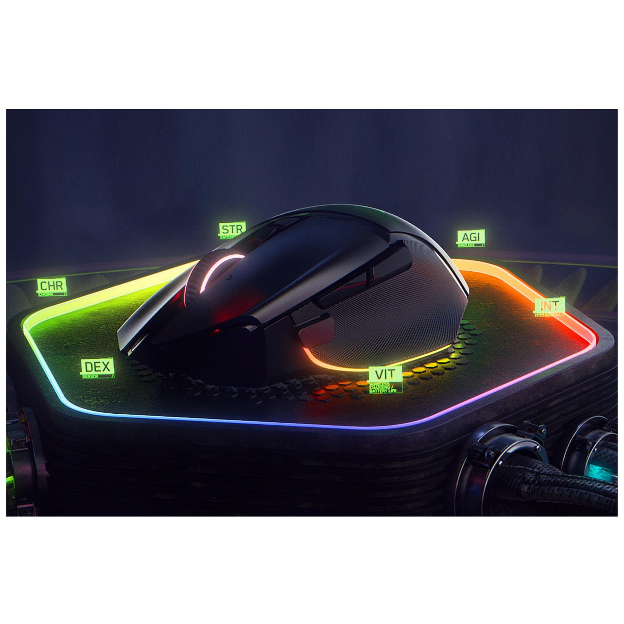 razer-basilisk-v3-pro-souris-gaming-sans-fil-capteur-focus-pro-30k-molette-hyper image 3