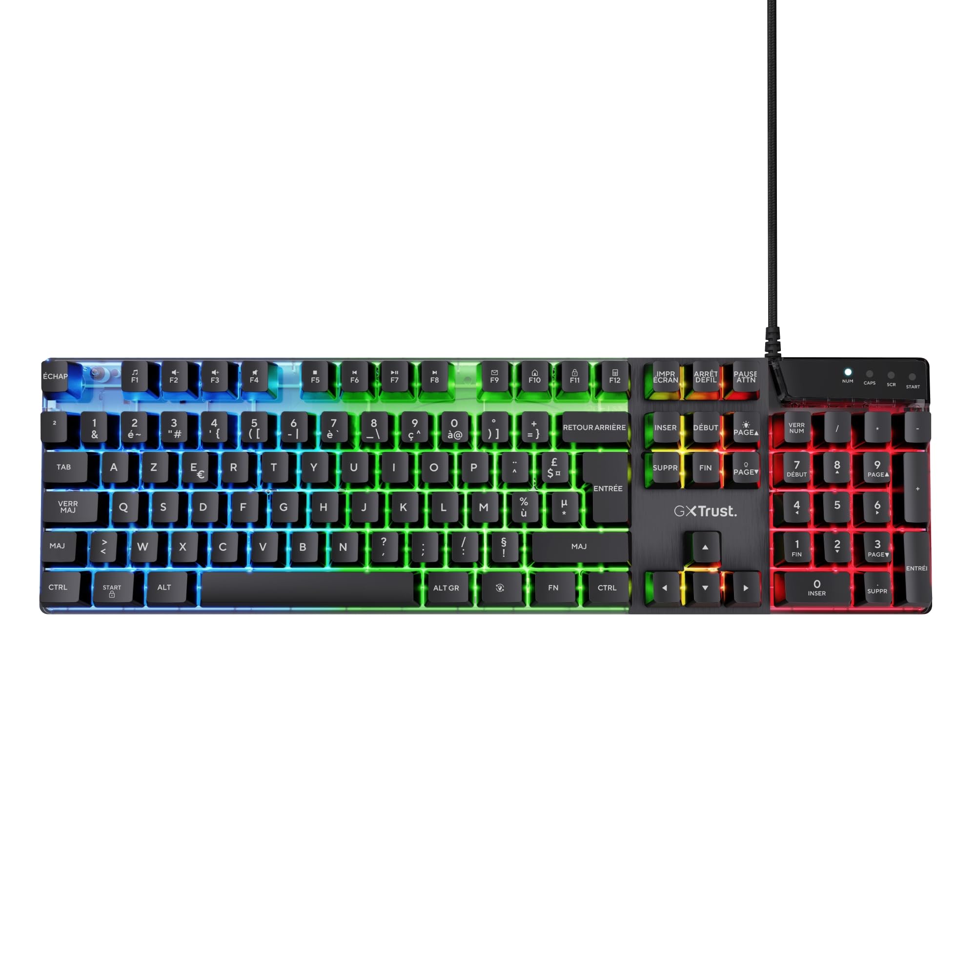 trust-gxt-835-azor-clavier-gaming-filaire-azerty-fran-ais-avec-clairage-led-arc- image 2