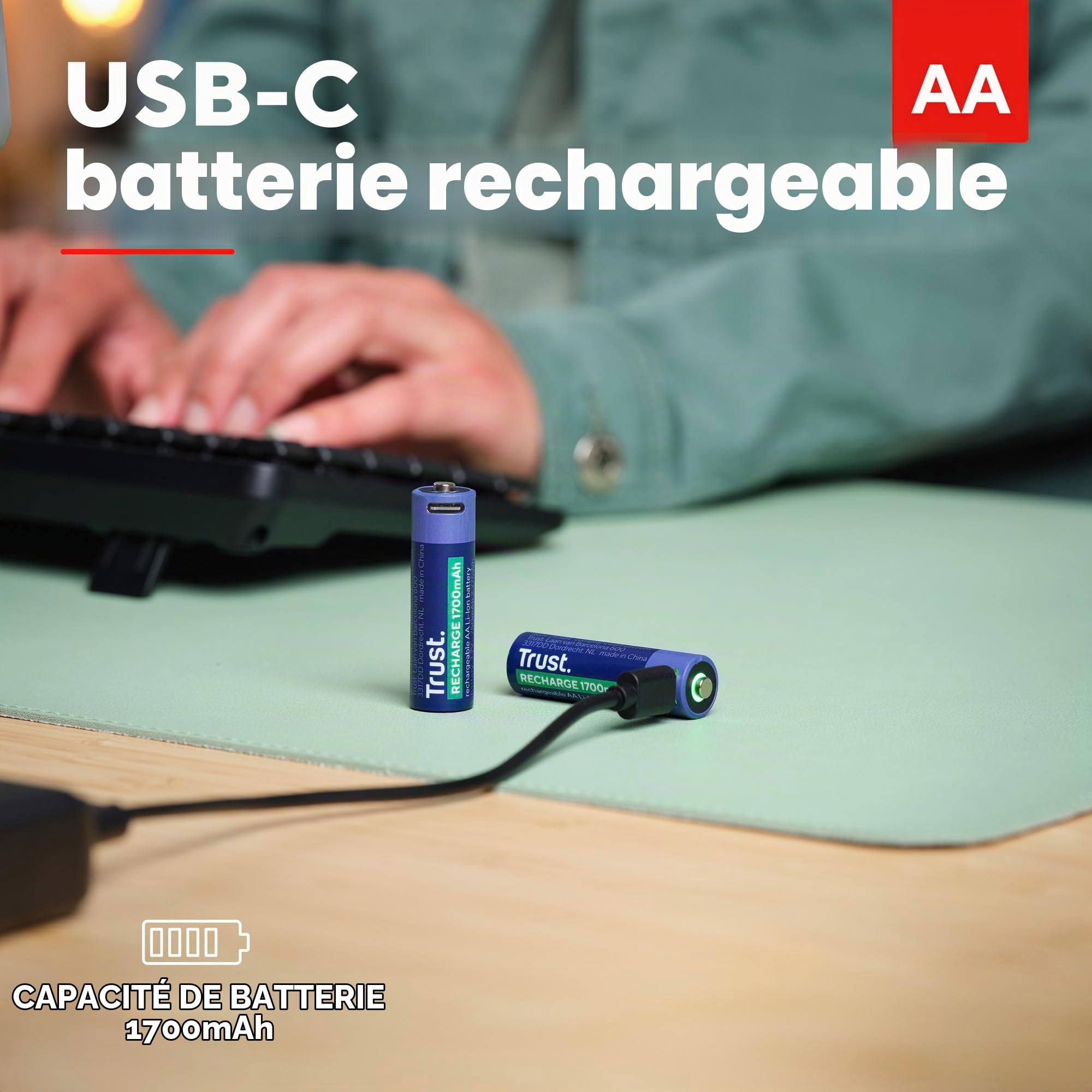 trust-piles-aa-rechargeables-usb-c-1700-mah-lot-de-2-accus-haute-capacit-avec-po image 2