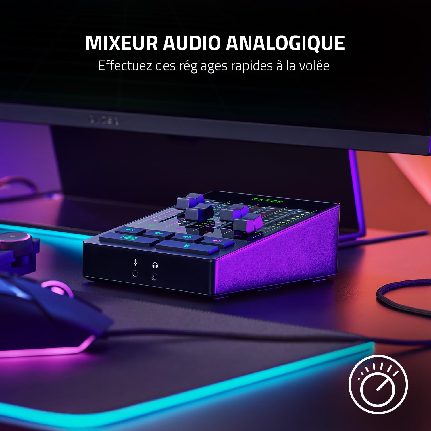 razer-audio-mixer-rz19-03860100-r3m1-mixeur-analogique-4-canaux-avec-entr-e-xlr- image 4