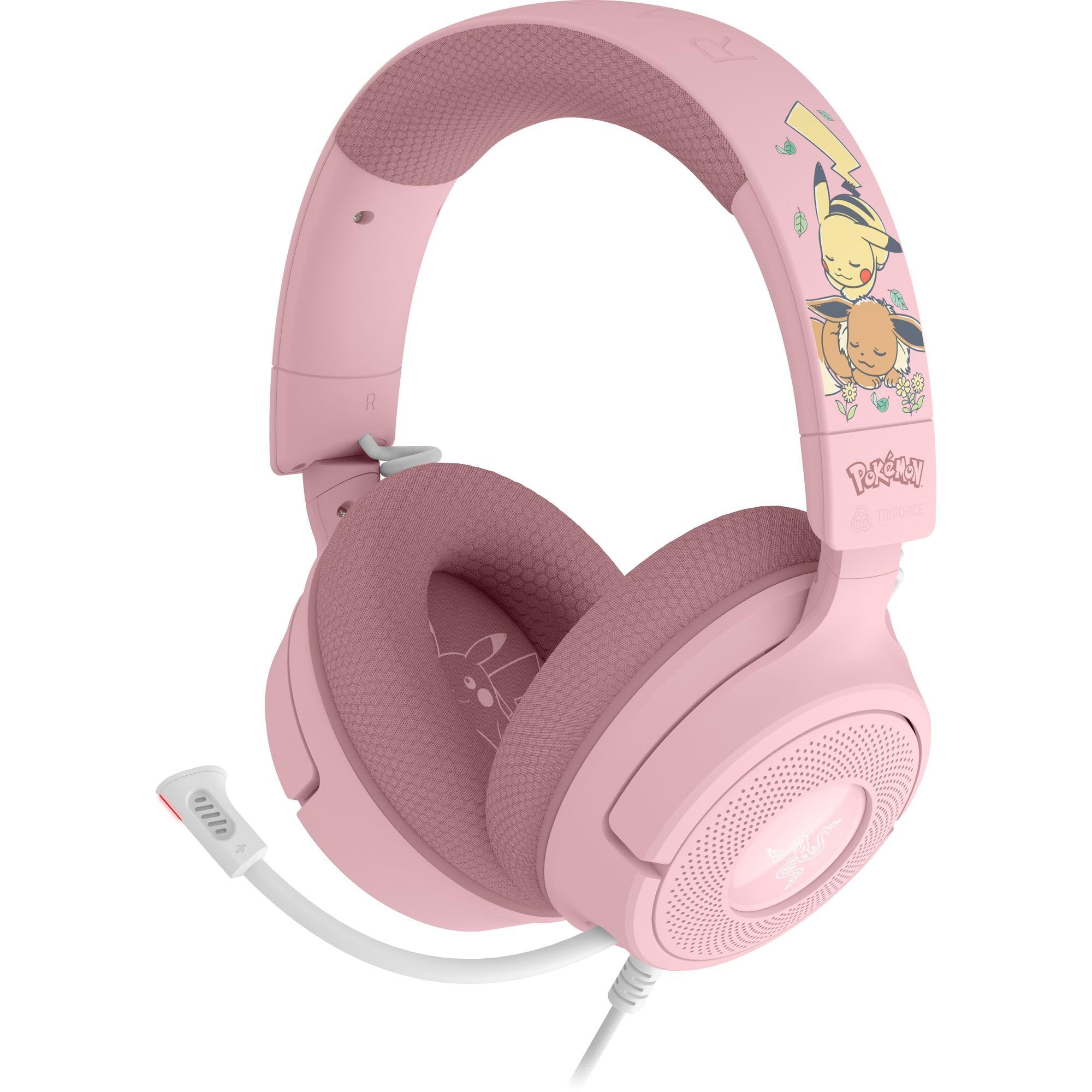 razer-kraken-v4-x-pok-mon-pikachu-eevee-casque-gaming-filaire-usb-haut-parleurs- image 1
