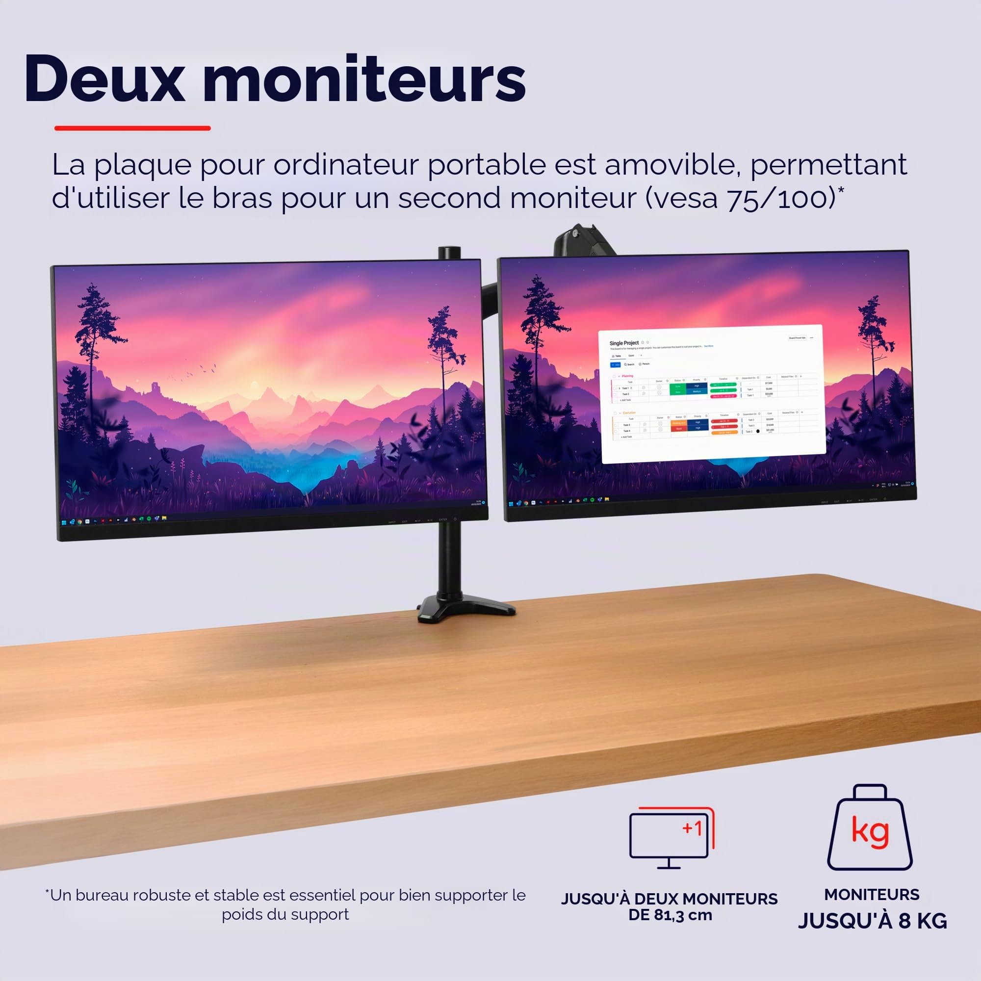 trust-mara-gxt-1120-support-double-cran-pc-avec-support-ordinateur-portable-bras image 3