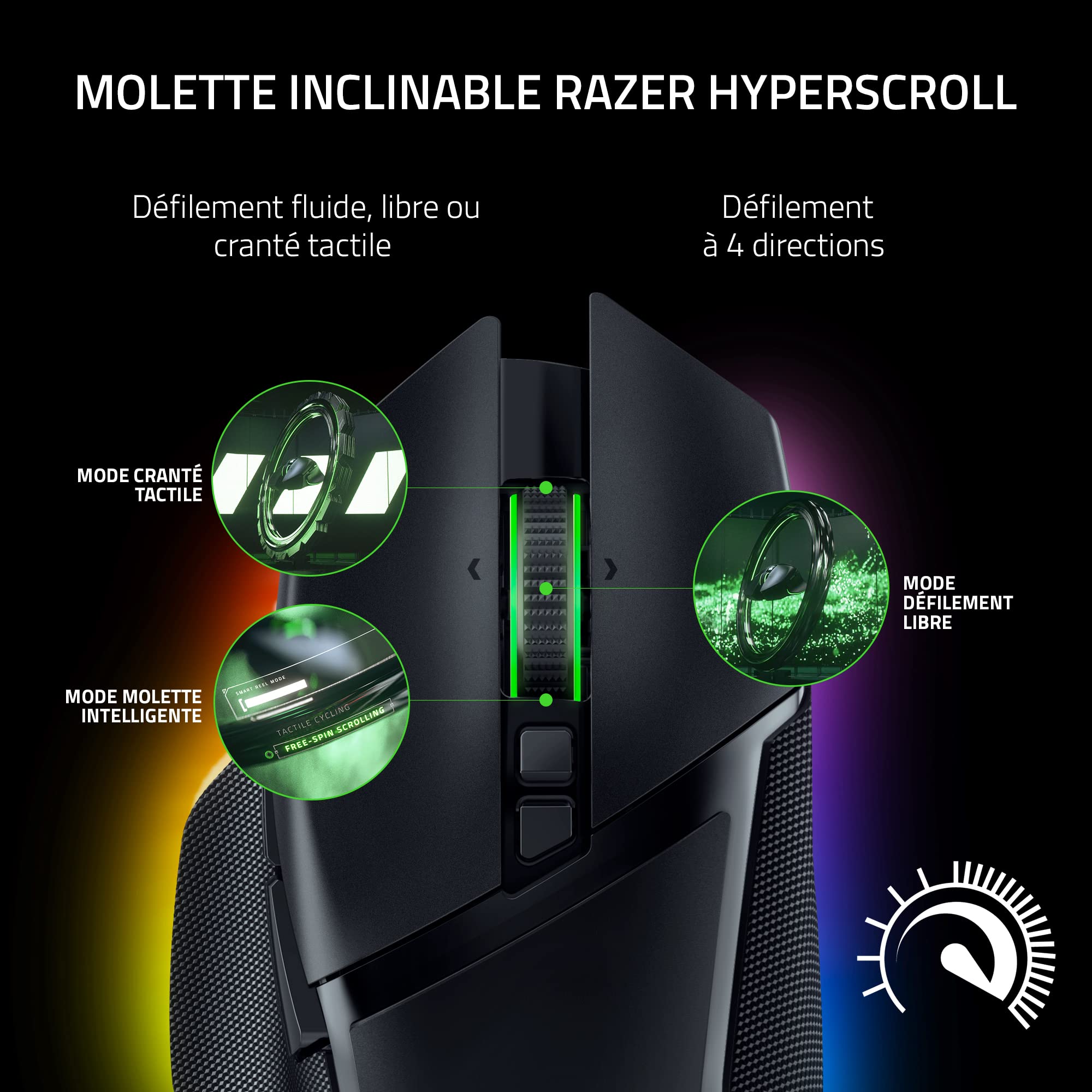 razer-basilisk-v3-pro-souris-gaming-sans-fil-capteur-focus-pro-30k-molette-hyper image 4