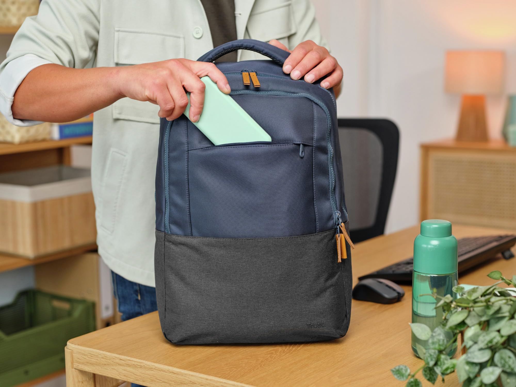 trust-lisboa-sac-dos-ordinateur-portable-16-pouces-23-l-tissu-recycl-12-bouteill image 7