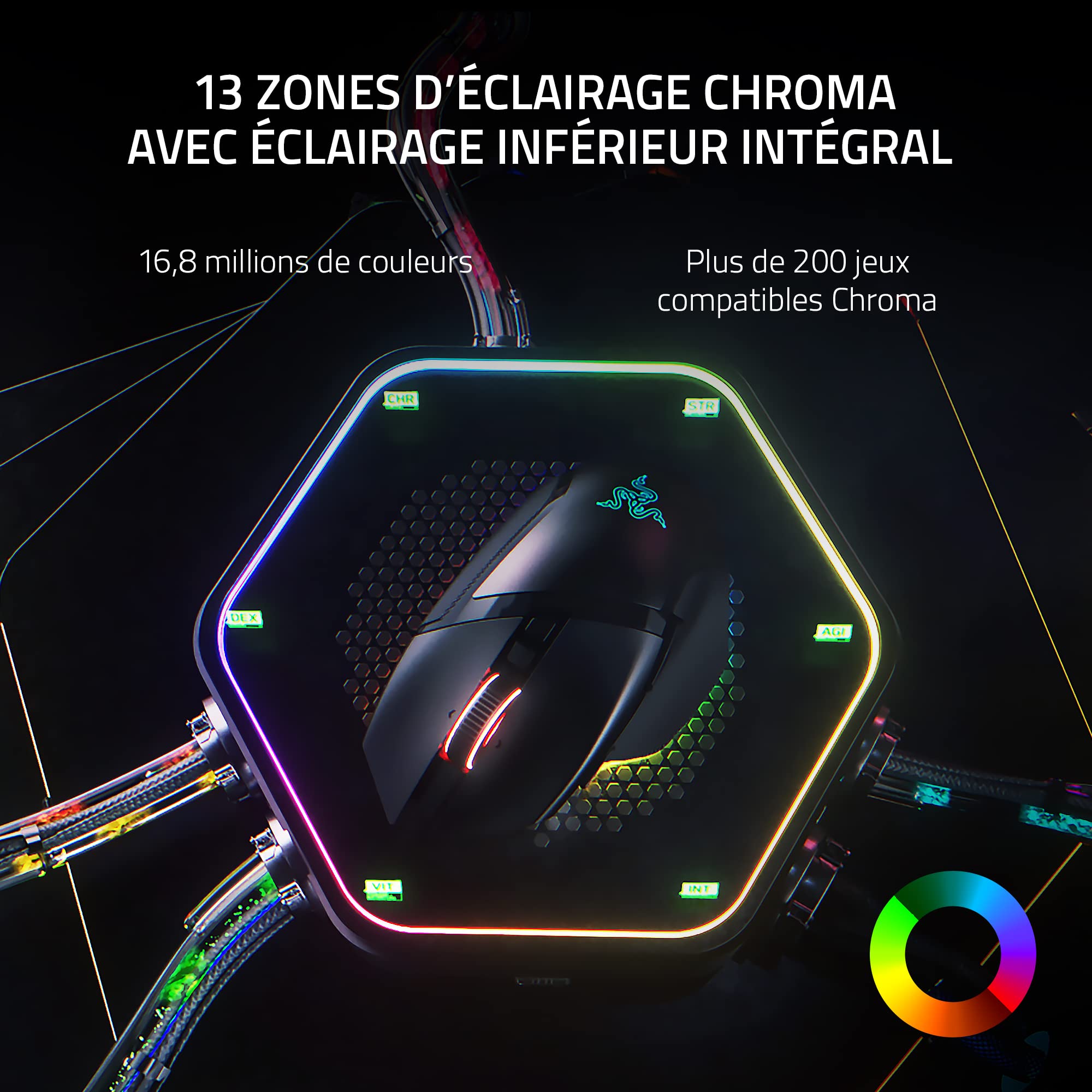 razer-basilisk-v3-pro-souris-gaming-sans-fil-capteur-focus-pro-30k-molette-hyper image 5