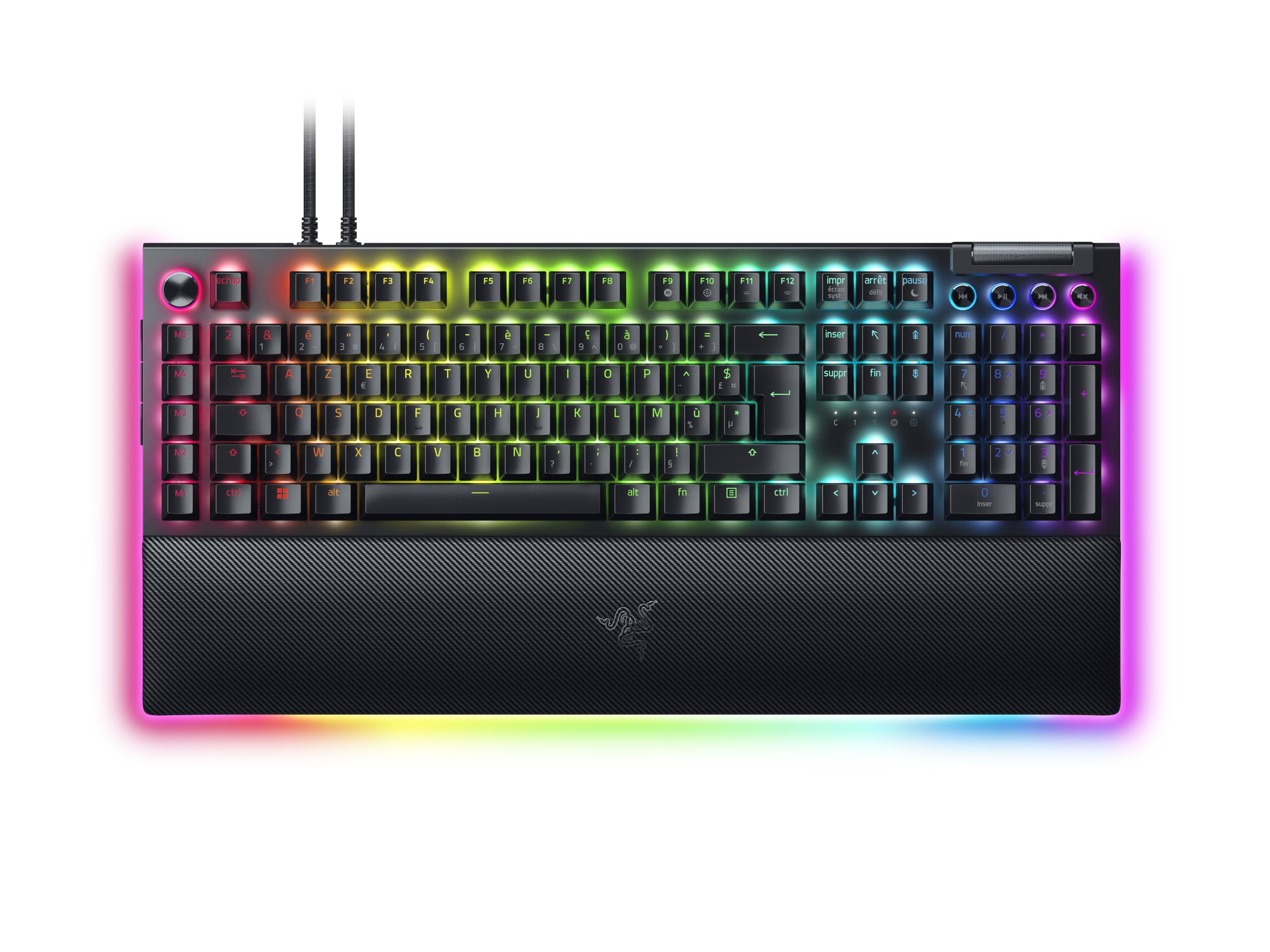 razer-blackwidow-v4-pro-switches-jaune-clavier-gamer-m-canique-azerty-avec-snap- image 1