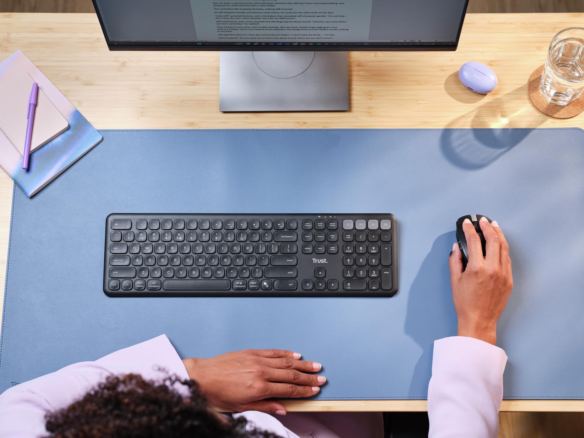 trust-vaiya-clavier-sans-fil-azerty-multi-appareils-bluetooth-2-4-ghz-rechargeab image 8
