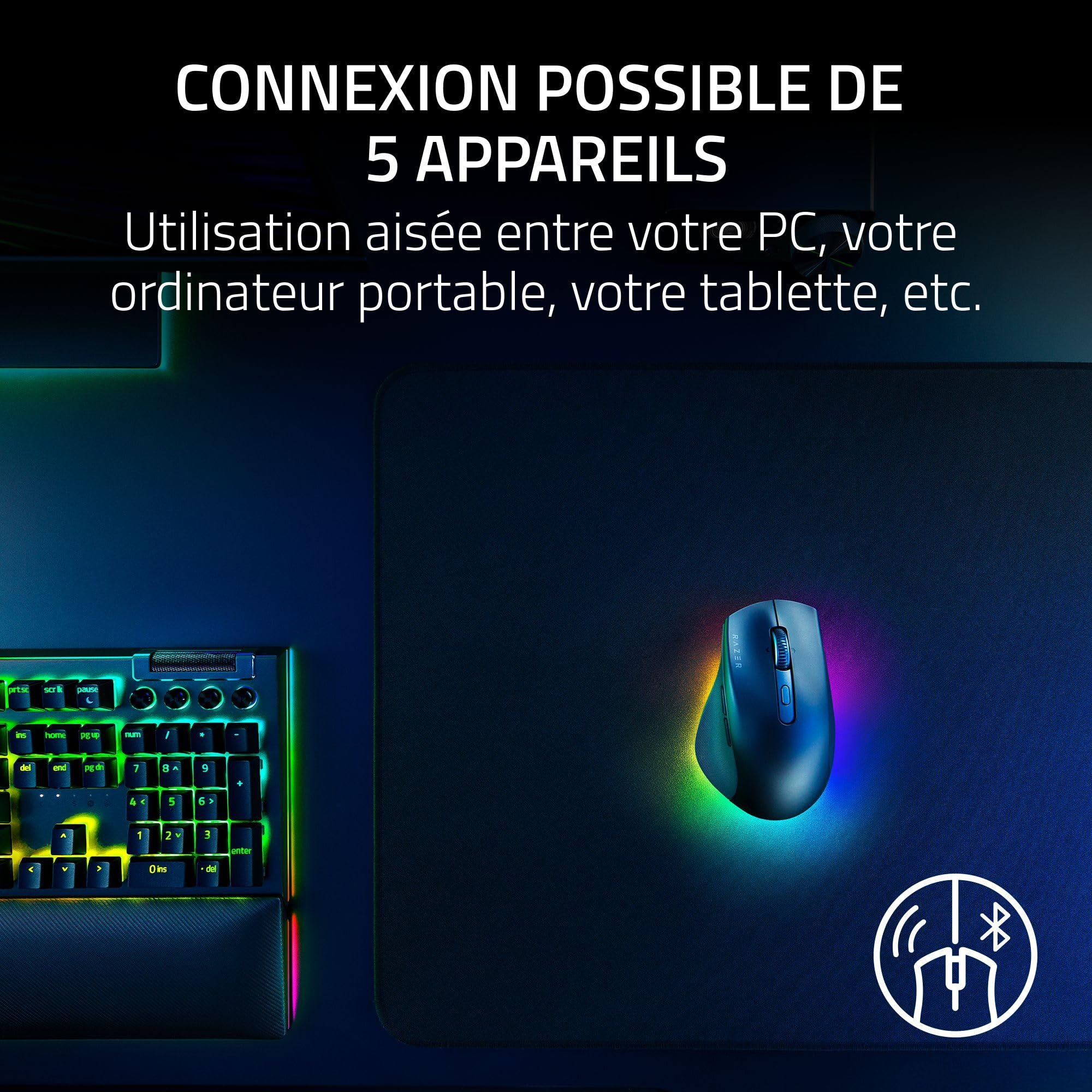 razer-pro-click-v2-souris-ergonomique-sans-fil-capteur-focus-pro-30k-ia-prompt-m image 5