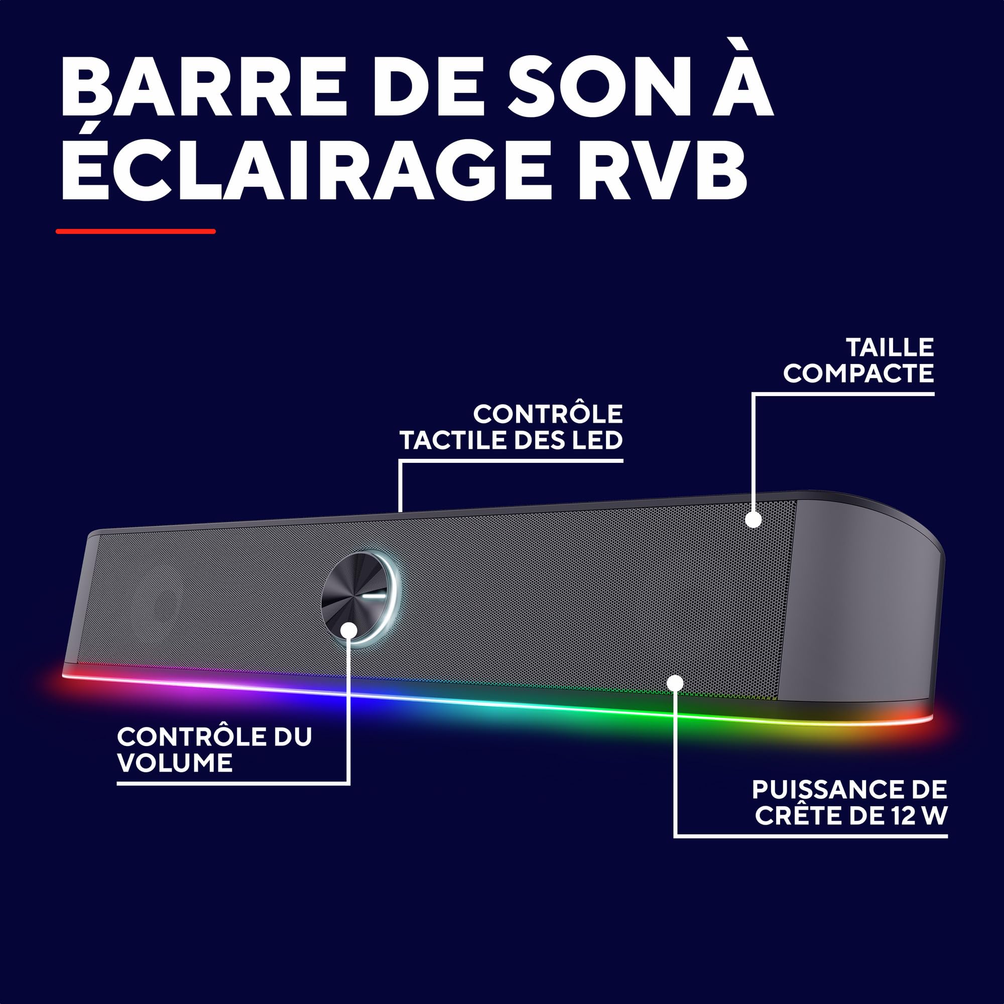 trust-gxt-rhox-barre-de-son-pc-rgb-12-w-6-w-rms-st-r-o-clairage-led-6-modes-jack image 2