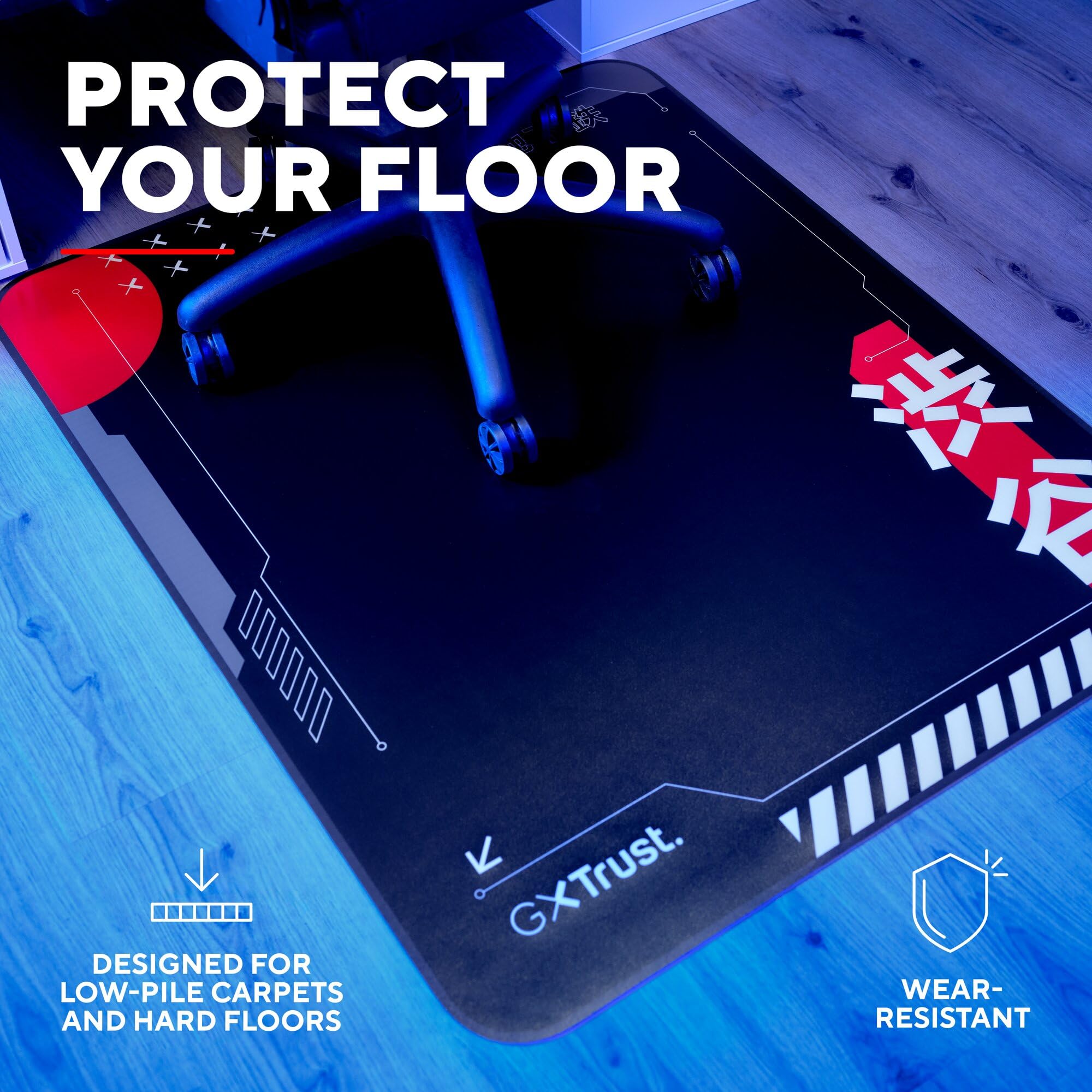 trust-gxt-718-japan-tokyo-tapis-de-chaise-gaming-99-x-120-cm-r-sistant-anti-rayu image 3