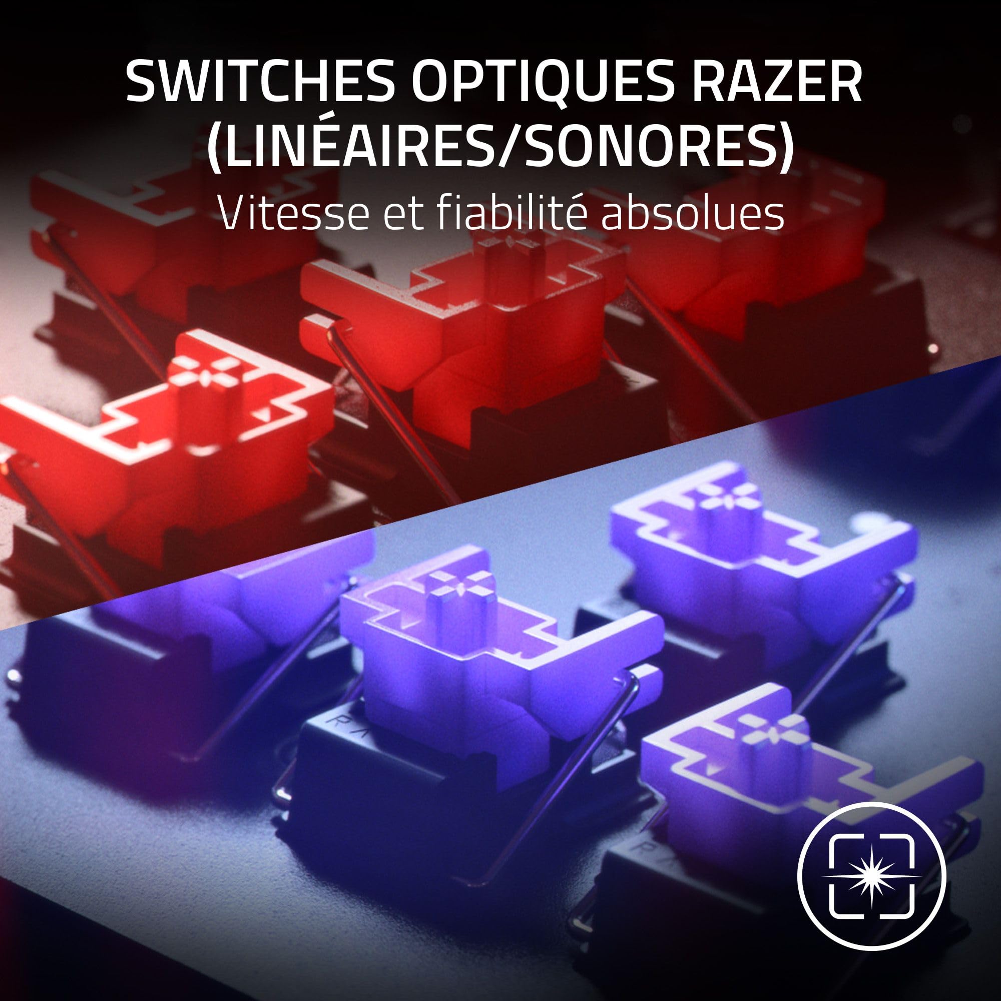 razer-huntsman-v2-switches-violets-clavier-gamer-optique-clicky-azerty-avec-touc image 3