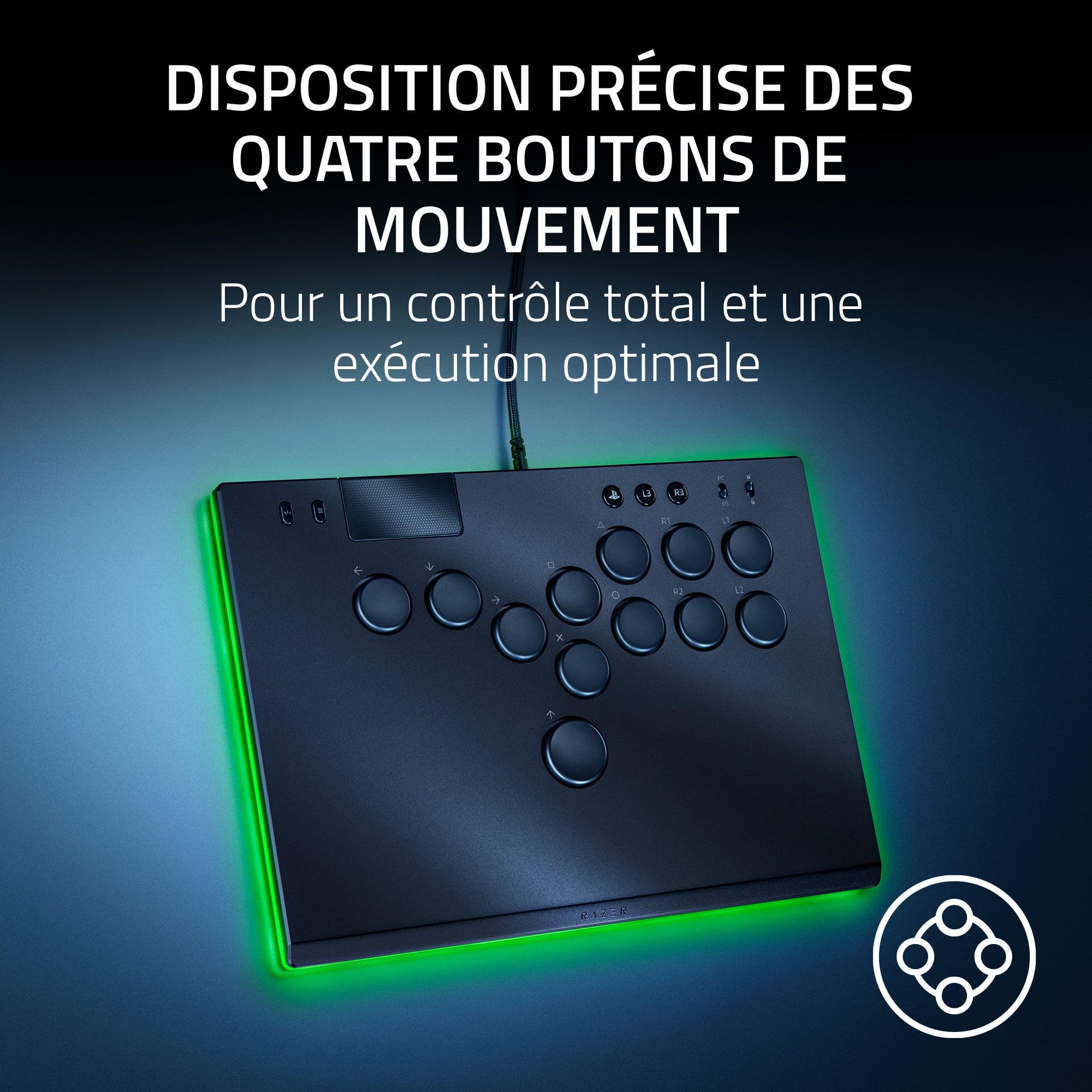 razer-kitsune-contr-leur-arcade-optique-all-button-ps5-et-pc-4-boutons-de-mouvem image 4
