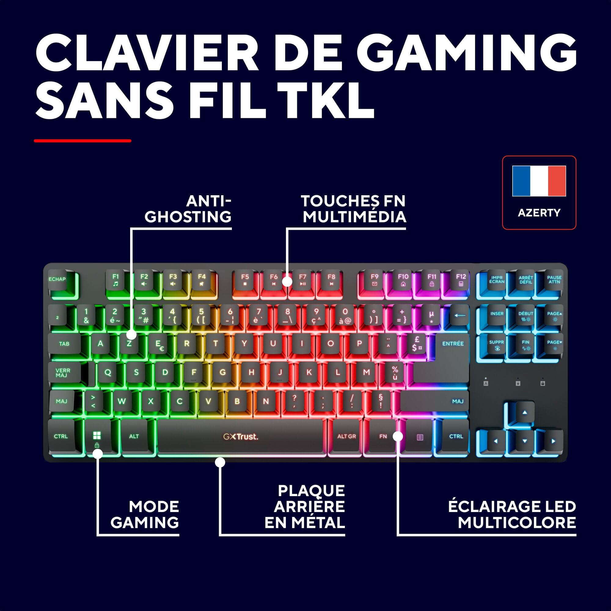 trust-gxt-dothix-clavier-gaming-sans-fil-tkl-80-azerty-rechargeable-2-4-ghz-avec image 2