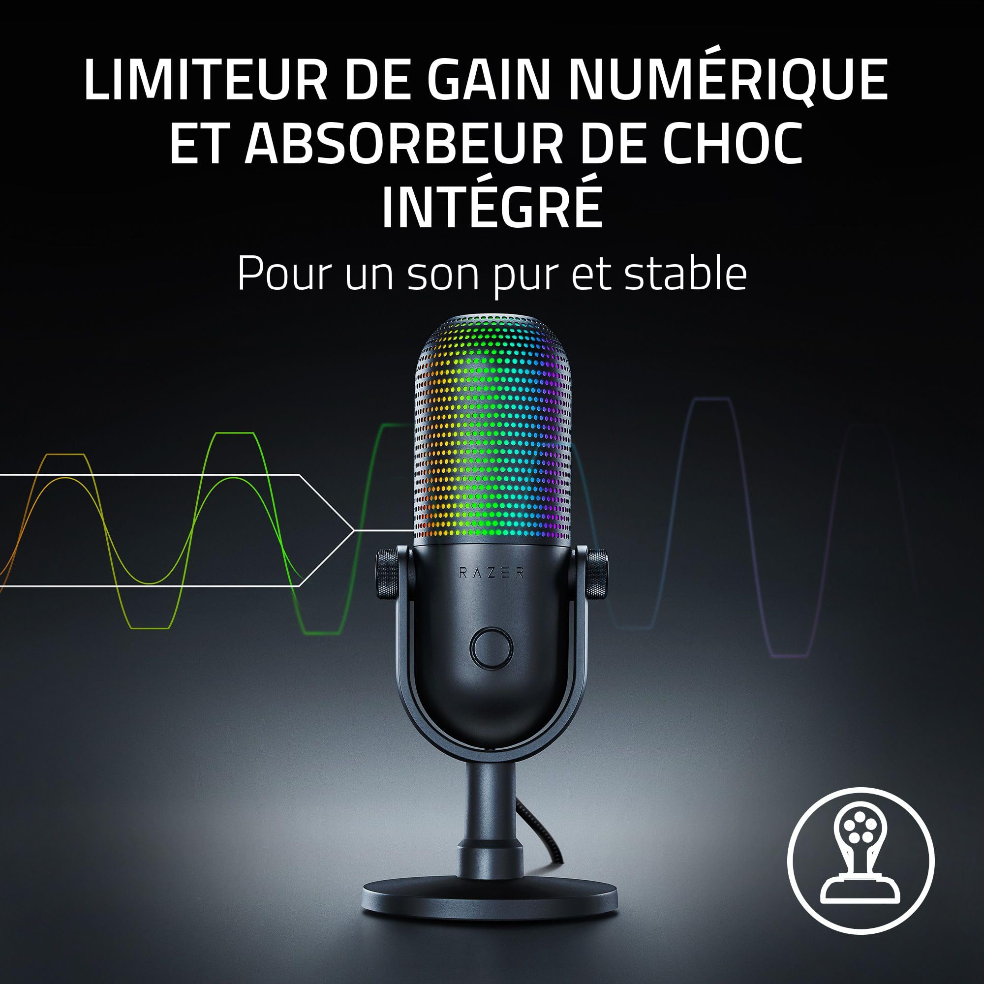 razer-seiren-v3-chroma-microphone-usb-rgb-clairage-chroma-r-actif-au-stream-capt image 5