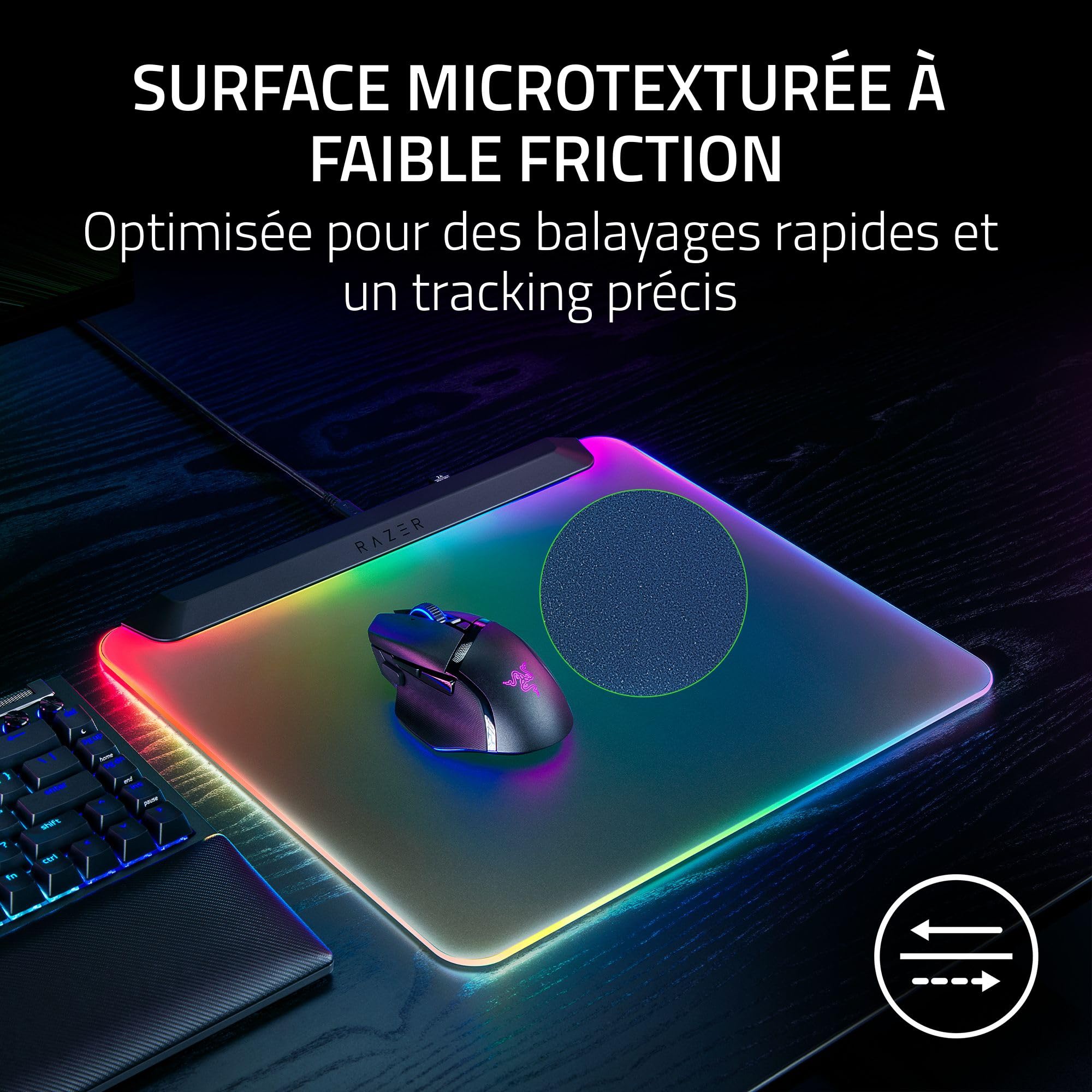 razer-firefly-v2-pro-tapis-de-souris-gaming-r-tro-clair-rgb-chroma-15-zones-port image 7