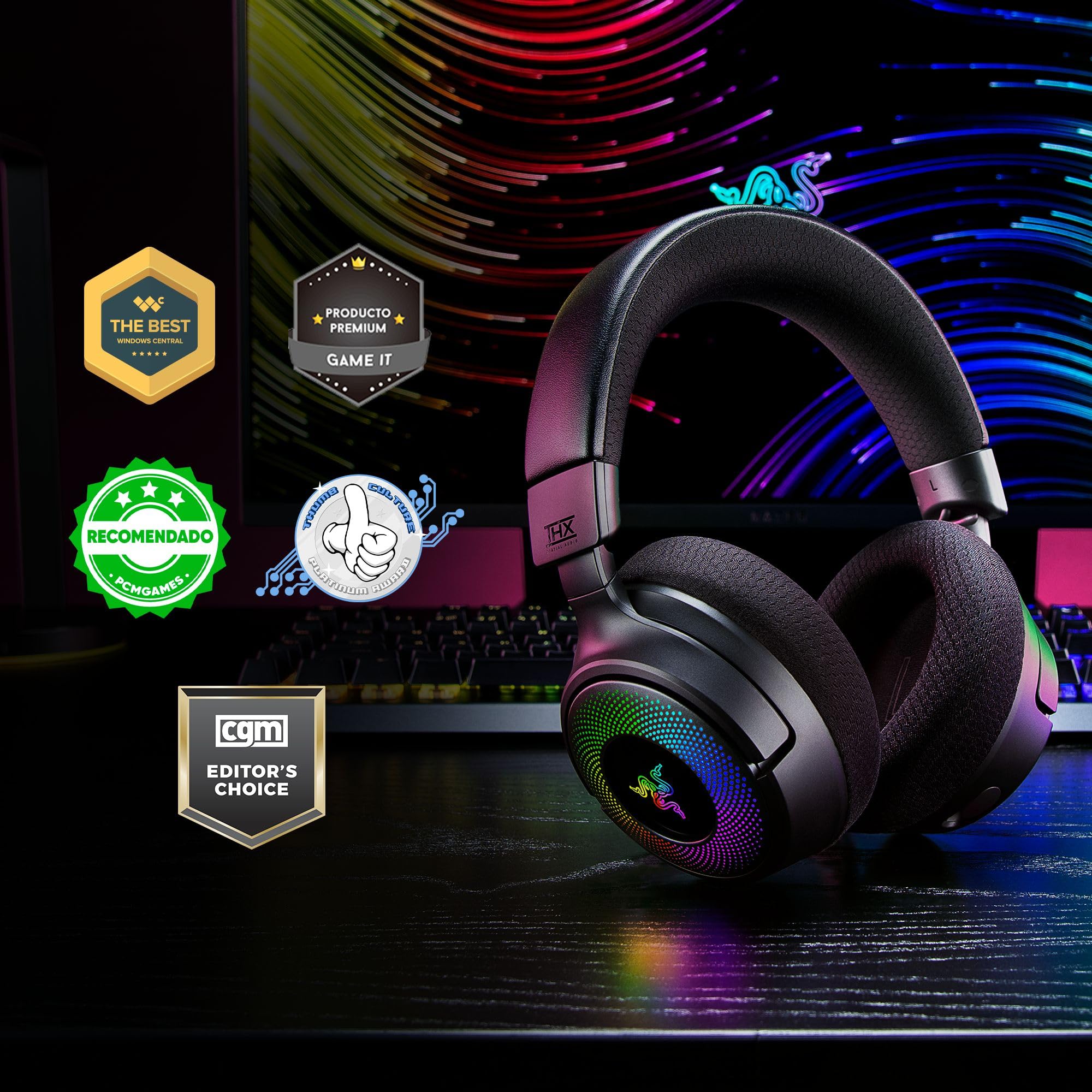 razer-kraken-v4-casque-de-jeu-sans-fil-3-modes-hyperspeed-2-4-ghz-bluetooth-usb- image 3