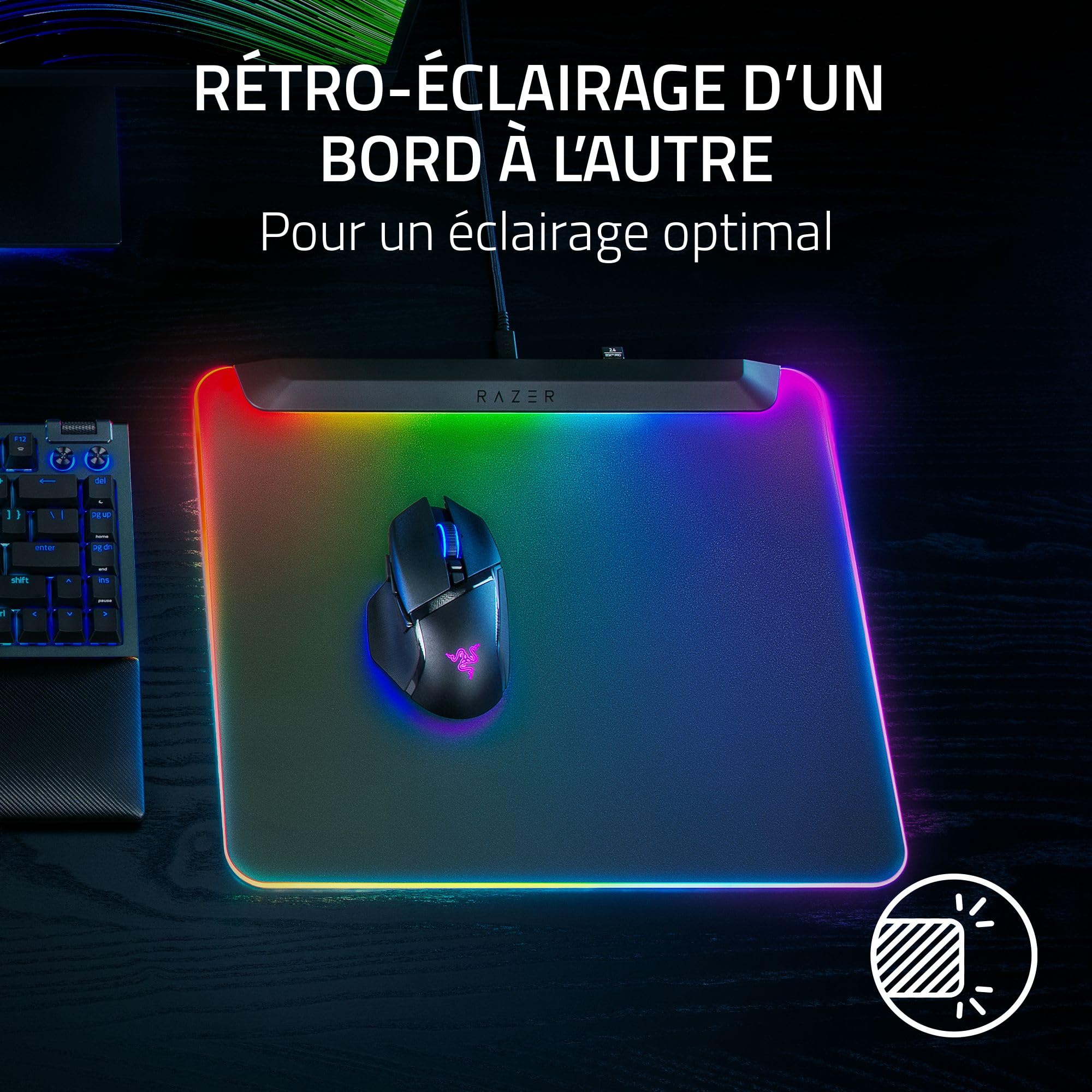 razer-firefly-v2-pro-tapis-de-souris-gaming-r-tro-clair-rgb-chroma-15-zones-port image 3