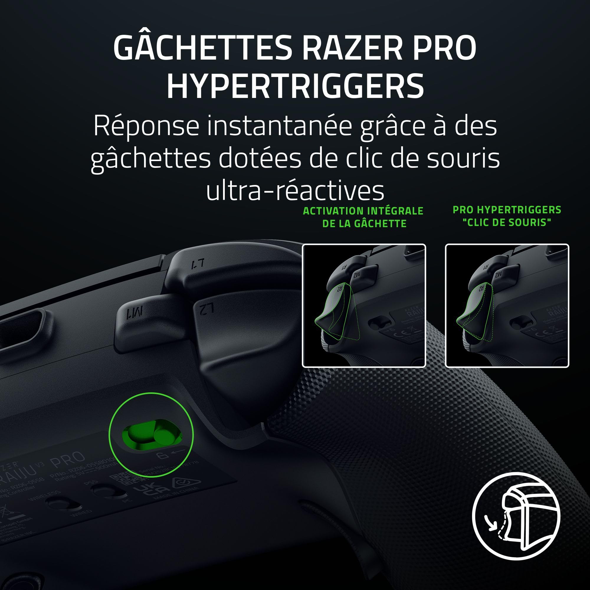razer-raiju-v3-pro-manette-sans-fil-e-sport-pour-ps5-et-pc-4-boutons-arri-re-amo image 6