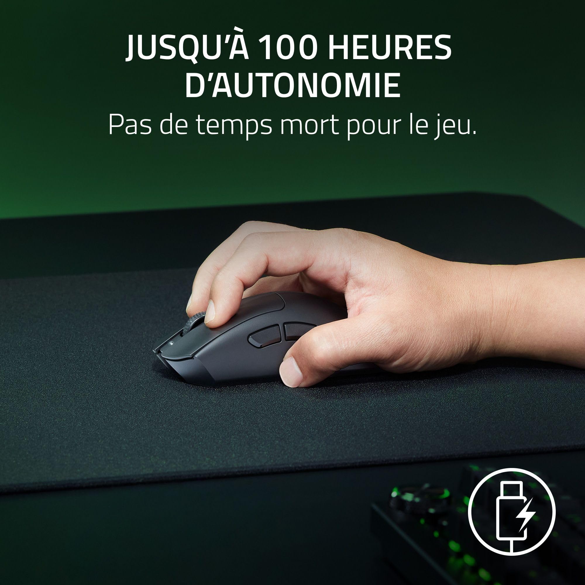 razer-deathadder-v3-hyperspeed-souris-e-sport-sans-fil-ergonomique-ultra-l-g-re- image 4