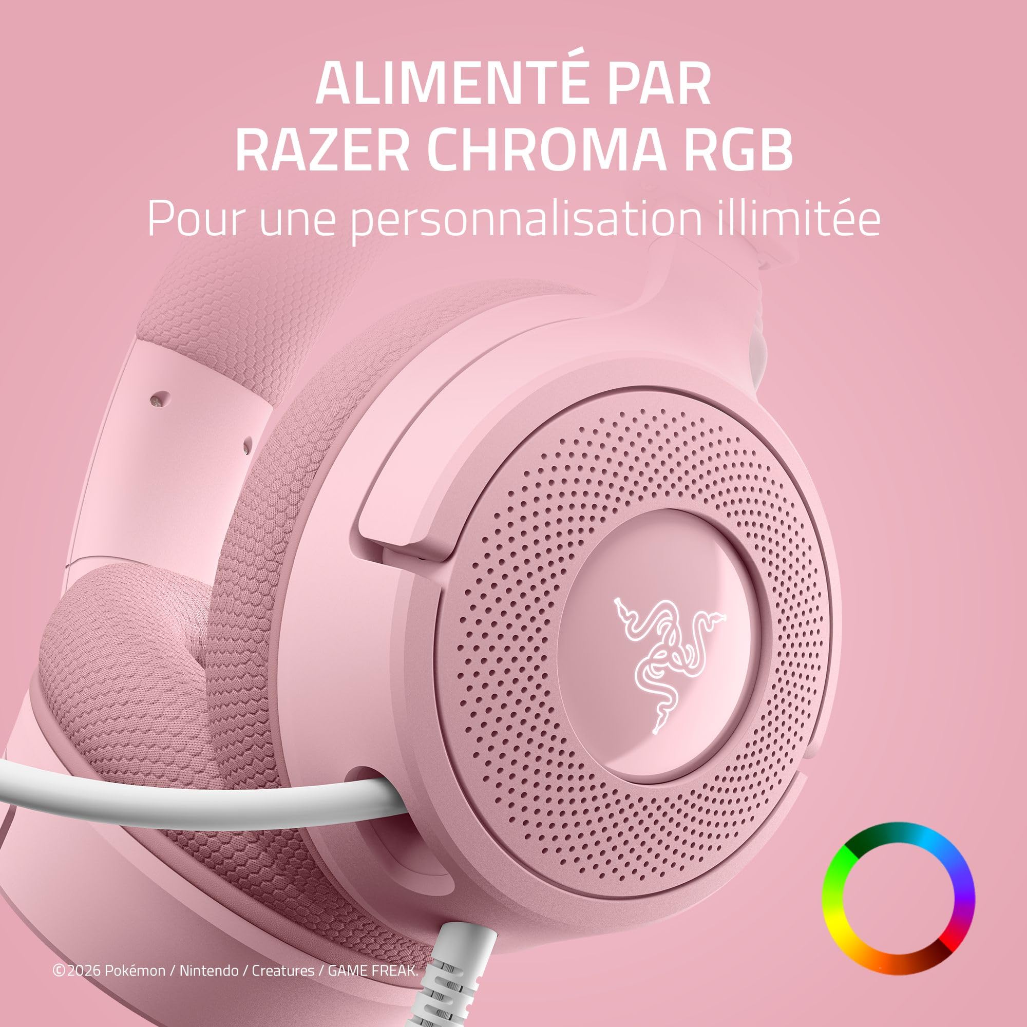 razer-kraken-v4-x-pok-mon-pikachu-eevee-casque-gaming-filaire-usb-haut-parleurs- image 7