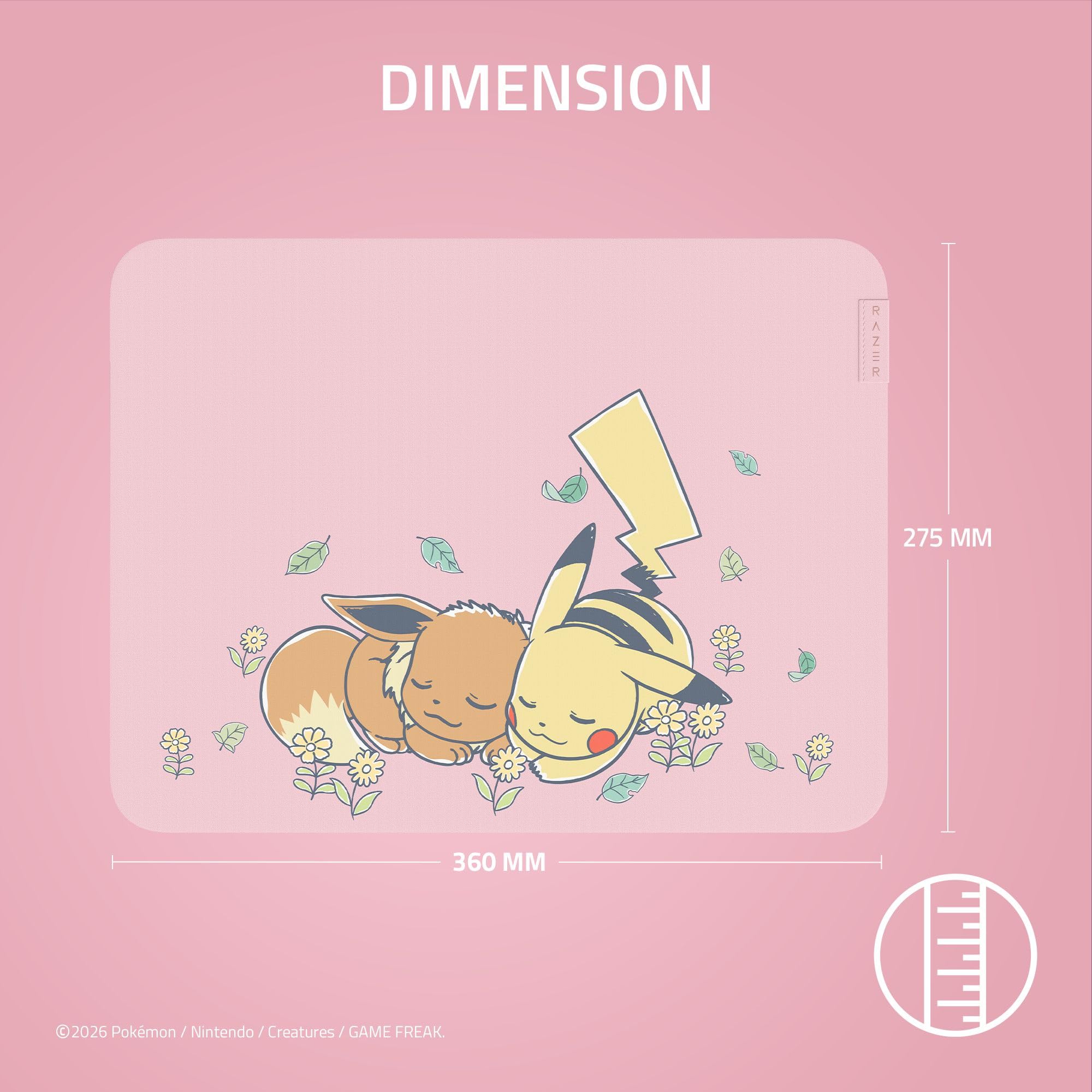 razer-gigantus-v2-medium-dition-pok-mon-pikachu-eevee-tapis-de-souris-gaming-sou image 5