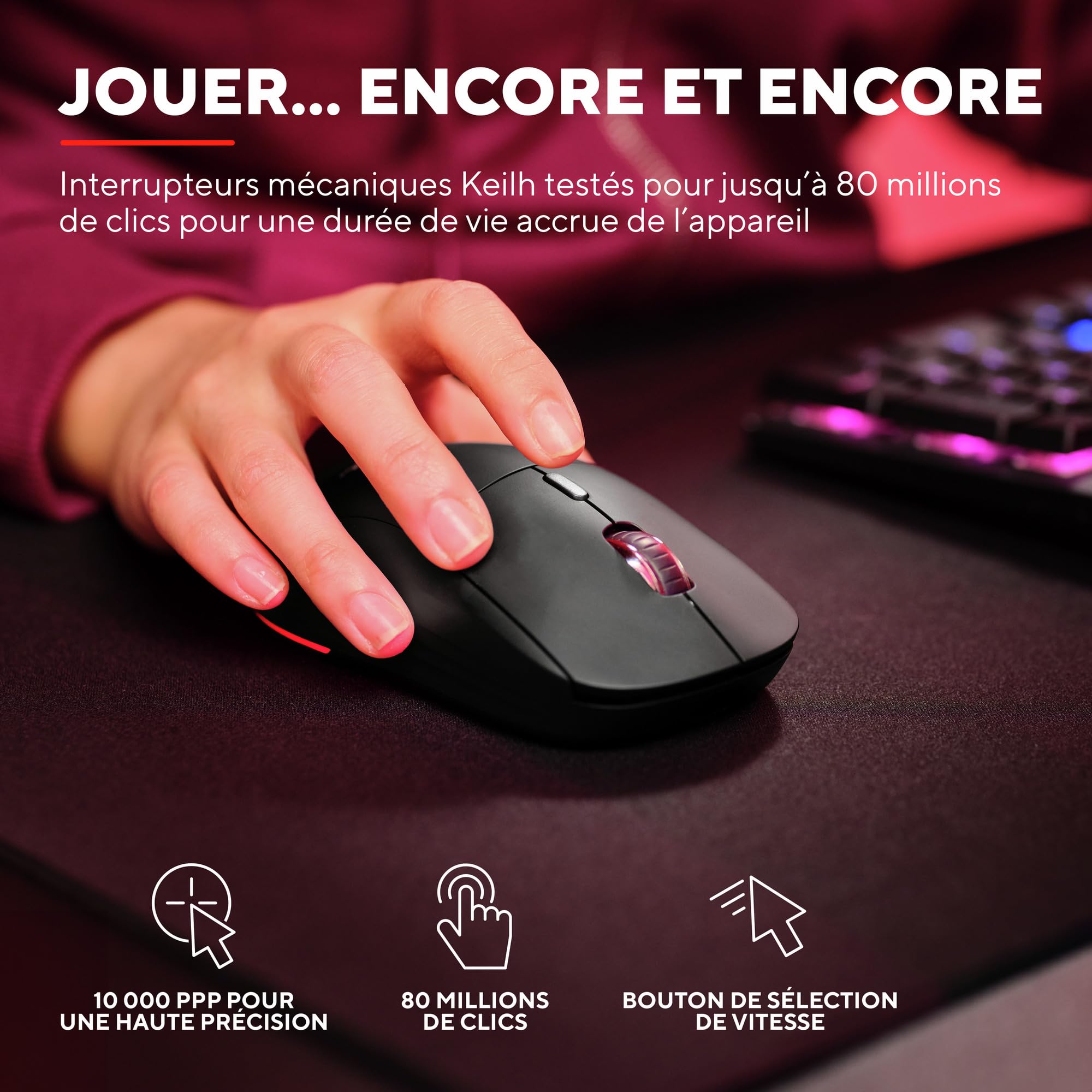trust-gxt-redex-ii-souris-gamer-sans-fil-2-4-ghz-rechargeable-10-000-dpi-6-bouto image 3