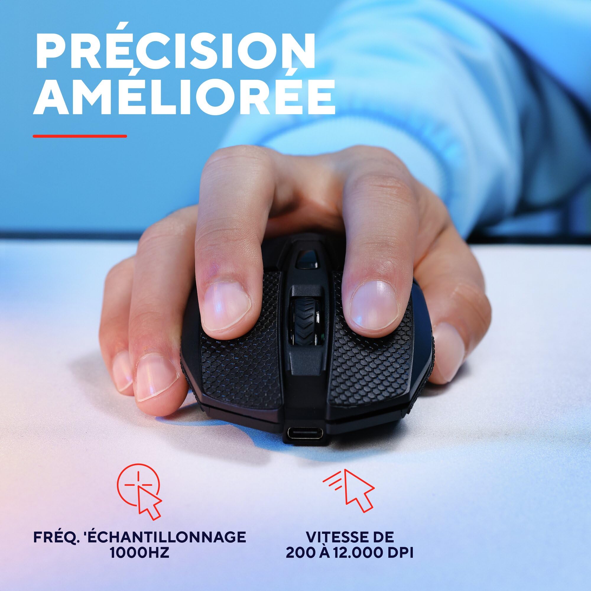 trust-gxt-felox-souris-gamer-sans-fil-rechargeable-capteur-pixart-paw3311-12-000 image 3