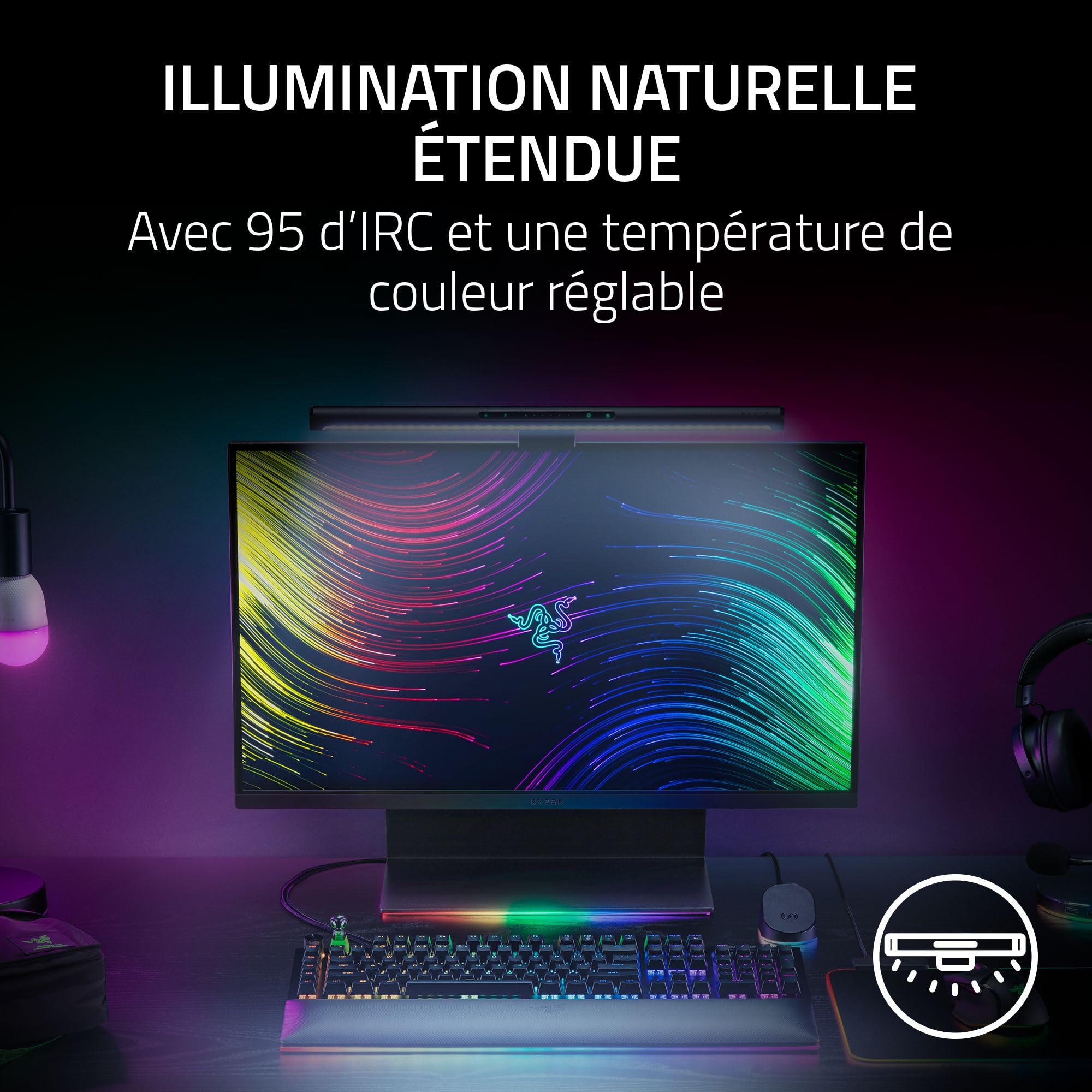 razer-aether-monitor-light-bar-lampe-d-cran-usb-rgb-chroma-temp-rature-de-couleu image 3