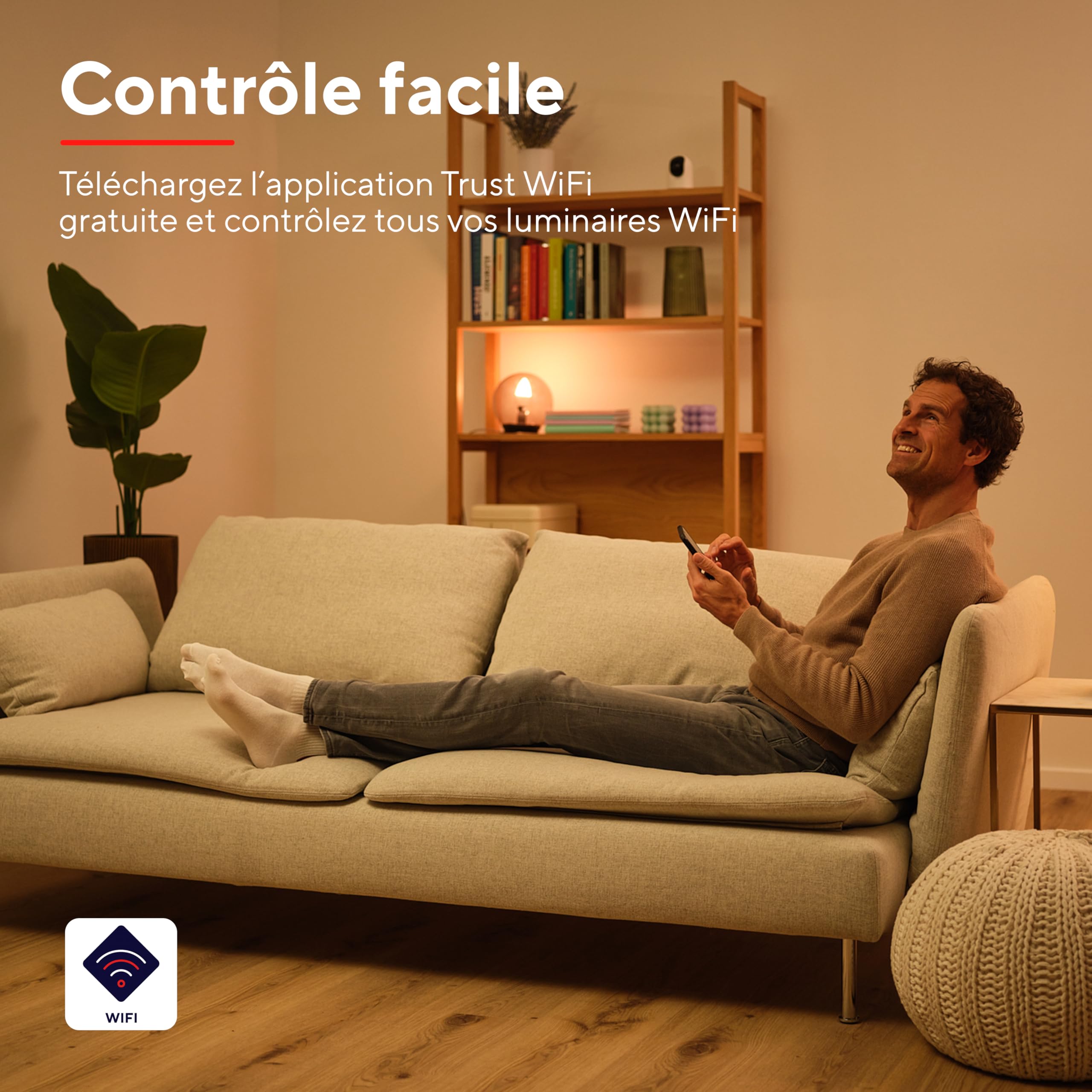 trust-e14-ampoule-connect-e-led-dimmable-blanche-lot-de-2-wifi-sans-hub-alexa-go image 3