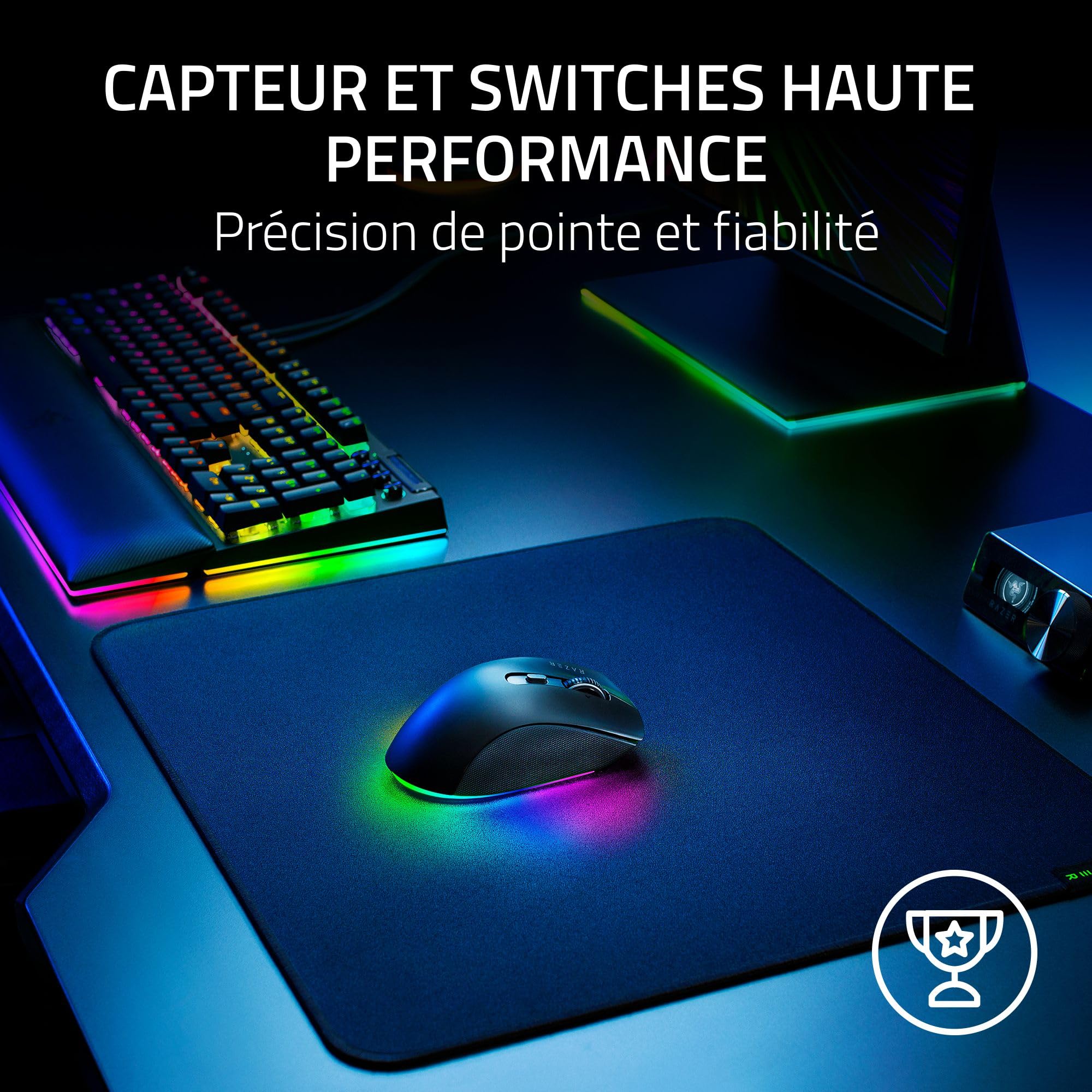 razer-pro-click-v2-souris-ergonomique-sans-fil-capteur-focus-pro-30k-ia-prompt-m image 7