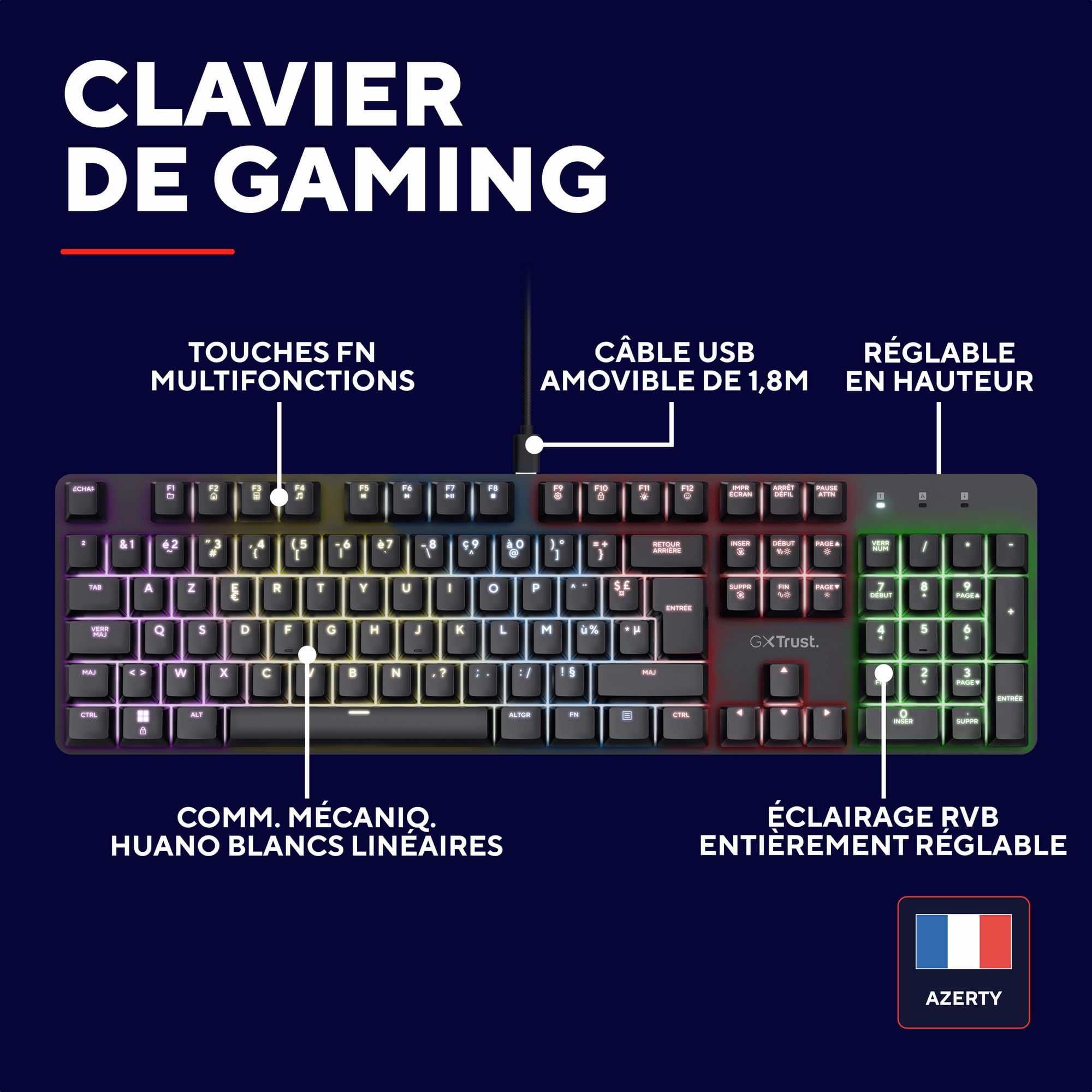 trust-gxt-zora-clavier-m-canique-azerty-fran-ais-rgb-switchs-huano-lin-aires-n-k image 3