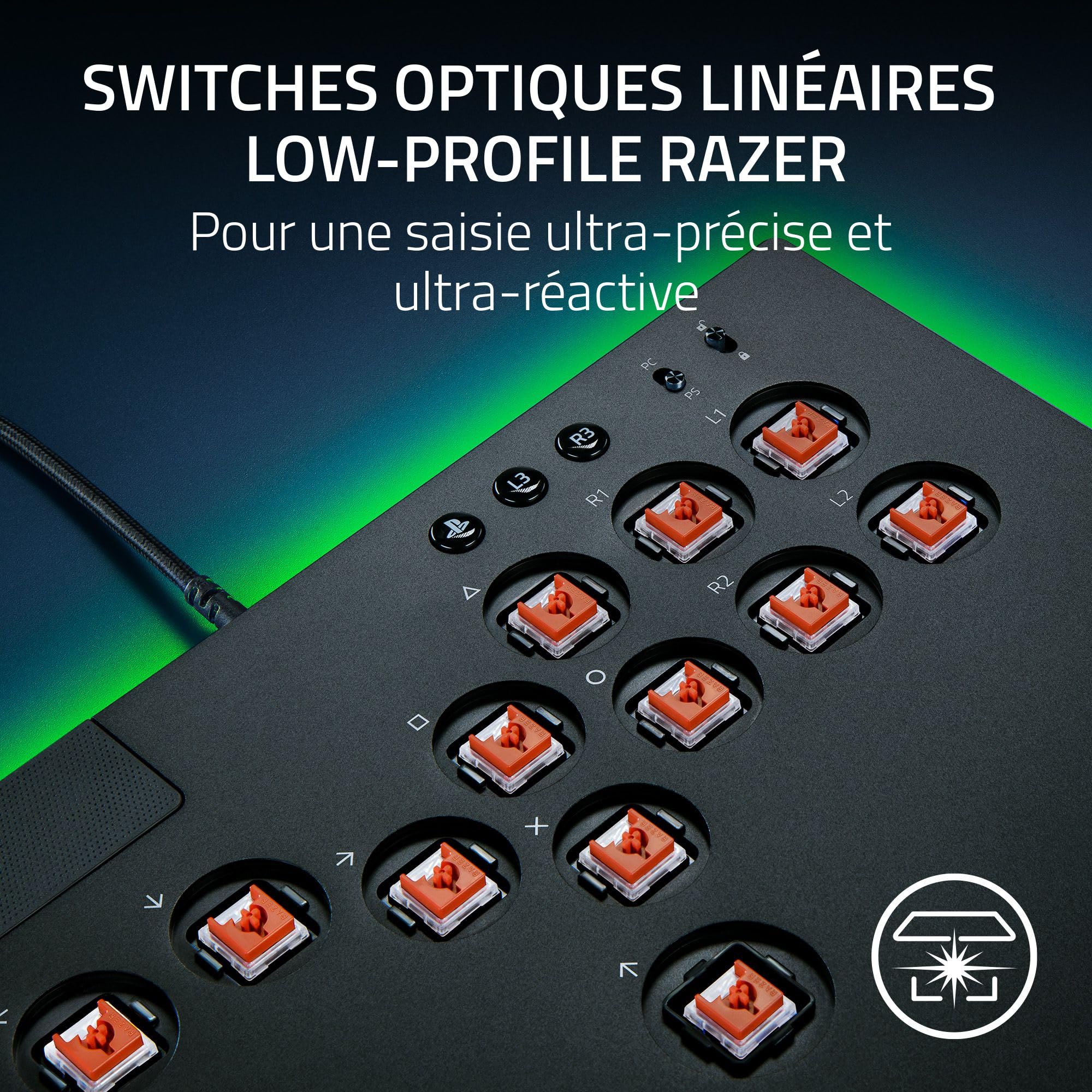 razer-kitsune-contr-leur-arcade-optique-all-button-ps5-et-pc-4-boutons-de-mouvem image 5